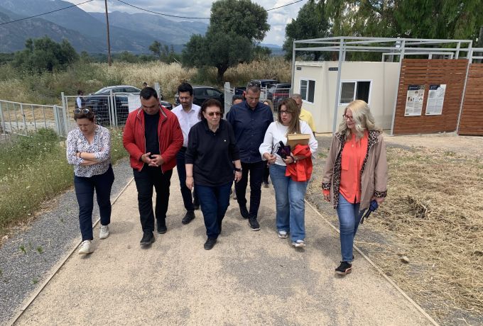 Αυτοψία της Υπουργού Πολιτισμού στα εν εξελίξει έργα στη Σπάρτη – Λίνα Μενδώνη: «Μετατρέπουμε τον μνημειακό πλούτο της Σπάρτης σε ισχυρό μοχλό ανάπτυξης για το μέλλον»